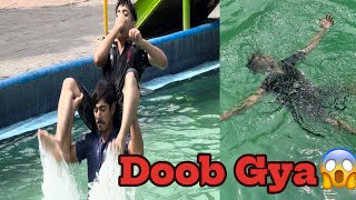 First Time Sozo Water Park Gaye  Dangerous slides Li  Moosa Doob Gya 😰😱 [upl. by Reisman]