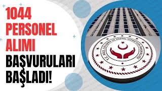 AİLE VE SOSYAL HİZMETLER BAKANLIĞI KURAYLA 1044 PERSONEL ALIMI BAŞLADI 2828 SAYISI KANUNA GÖRE [upl. by Howenstein743]