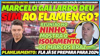 GALLARDO DEU SIM AO FLAMENGO  VALORES DO TREINADOR ARGENTINO  REUNIÃƒO EXPÃ•EM ISOLAMENTO DE BRAZ [upl. by Esinal]