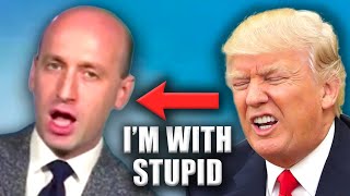 Trump Is So Dumb He Thinks Stephen Miller Is Smart [upl. by Lucine449]