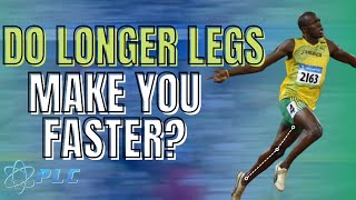 Long Legs vs Short Legs When Running  If Longer Legs Makes You Faster runningmechanics [upl. by Bergquist]