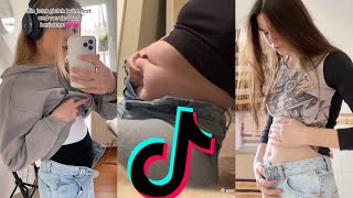 Foodbaby Bloated Unbuttoned Part 9 TikTok Compilation [upl. by Annol]