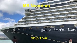 Holland America Line MS Noordam Full Tour [upl. by Nerua]