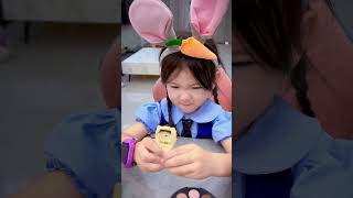 Children cant even put on makeupShort Officer Rabbit angel [upl. by Body]