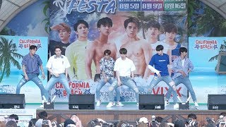 4K170809 빅스VIXX 경주 캘리포니아 비치 야외공연 전체 직캠Full Version Fancam [upl. by Etteragram]