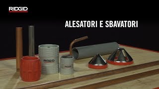 RIDGID Alesatori e sbavatori [upl. by Perretta170]