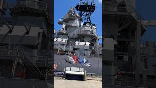 The size of the USS Missouri battleship people for scalePearl Harbor Hawaii USA travel wow [upl. by Gillead]