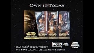 Star Wars Sequel Trilogy VHS Trailer [upl. by Nick338]