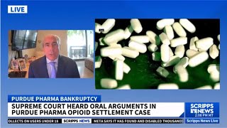 Hunter Shkolnik on Supreme Court Oral Argument for Purdue Pharma Bankruptcy [upl. by Zedecrem]