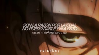 Shingeki No Kyojin  ED 6  Shock  Sub Español amp Romaji AMV [upl. by Terrab693]