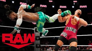 Kofi Kingston vs Bron Breakker Raw highlights Oct 14 2024 [upl. by Zile727]