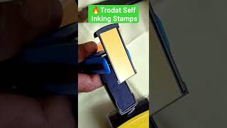 How to Change Rubber in Trodat Printy trodat stamp trending shortvideo [upl. by Ahs]