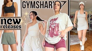 ALL NEW GYMSHARK GYMSHARK NEW RELEASES TRY ON HAUL REVIEW gymshark [upl. by Einaeg]