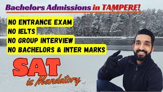 Tampere University Bachelors Admission 2024  Complete Guide [upl. by Smith10]