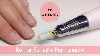 Retirar Esmalte Permanente con Torno en 5 minutos  Tutorial Paso a Paso [upl. by Grosmark]