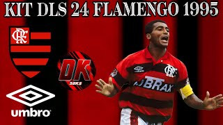 NOSTÁLGICO UNIFORME RETRO FLAMENGO 1995 PARA DREAM LEAGUE SOCCER 24 DLS [upl. by Hobbs651]