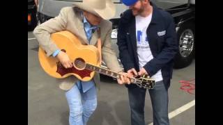 Dwight Sings quotFast as Youquot with Dale Earnhardt Jr [upl. by Azalea]