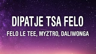 Felo Le Tee Myztro ft Daliwonga Dipatje Tsa Felo Instrumental [upl. by Aihsele]