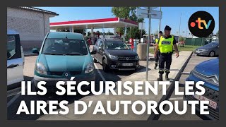 La CRS Alsace Lorraine surveille les aires dautoroute [upl. by Wan783]