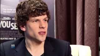 Awkward Jesse Eisenberg Interview for quotNow You See Mequot [upl. by Ardis811]