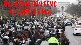 Samedi 7 mai manifestation FFMC contre les ZFE et le stationnement payant à Paris   YAM PARIS 15 [upl. by Folberth]