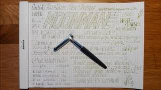 Moonman Youth Quick Fountain Pen Review [upl. by Laven765]