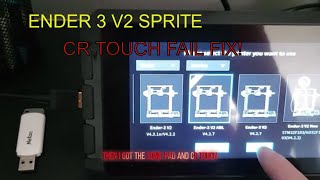 Ender 3V2 With Sprite Extruder amp CR TouchFix Touch Going Off Printer Bed [upl. by Ailekahs]