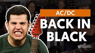 Back In Black  ACDC aula de guitarra [upl. by Florida]