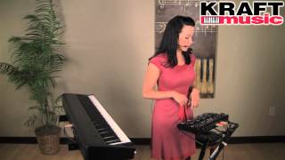 Kraft Music  Boss RC505 Loop Station Demo with Angela Sheik [upl. by Alleunamme423]