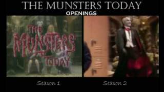 The Munsters Today Seasons 1 and 2 openings comparison [upl. by Ayoras983]