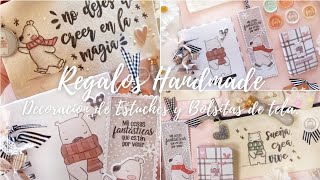 🌾¡¡REGALOS HANDMADE DIARIO ESTUCHE BOLSITAS de TELA MARCAPÁGINAS y mucho más [upl. by Nichole]