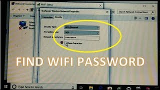 how to find WiFi password on windows 11 10  See WiFi password in windows 11 10 [upl. by Hctim]