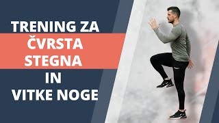 Voden trening za čvrsta stegna in vitke noge [upl. by Leveroni]