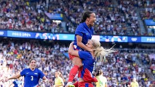 Dansby Swanson reacts to his wife Mallory scoring the gamewinning goal for USA in gold medal game [upl. by Wauters984]