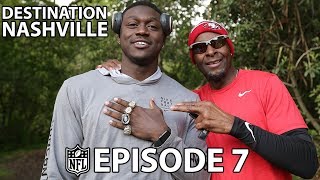 AJ Brown Runs the Hill with Jerry Rice amp Greedy Goes Back to LSU with Tyrann Mathieu [upl. by Teyut]