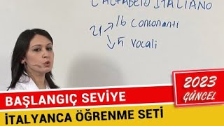 İtalyanca Eğitim Seti Başlangıç Seviye  2023 En Hızlı ve Gerçek Öğrenme Şekli [upl. by Leirvag]