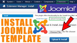 How to Install a Joomla Template [upl. by Colvin]