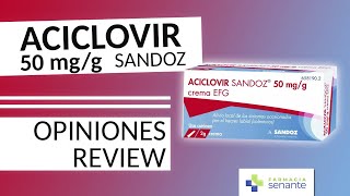 ACICLOVIR Para Que Sirve 🍀 Aciclovir Herpes Labial 🌼 FARMACIA SENANTE [upl. by Ztnaj]