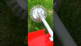 Stainless Steel Wire Wheel Mowing Head satisfying short [upl. by Saltzman]