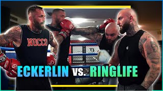 CHRISTIAN ECKERLIN vs RINGLIFE Hartes Sparring 5 Runden 5 Fragen  BONUS FRAGEN  RINGLIFE [upl. by Zilada]