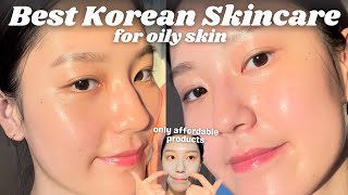 Korean skincare routine  best products for oily skin [upl. by Ardnaiek379]