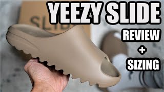 ADIDAS YEEZY SLIDE REVIEW  SIZINGWATCH BEFORE BUYING [upl. by Aiouqahs209]