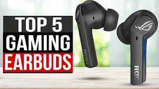 TOP 5 Best Gaming Earbuds 2024 [upl. by Lumbye]