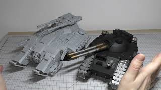 Space Marines Primaris Astraeus Super Heavy Tank  Review WH40K [upl. by Onirefez]