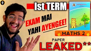 Maths Paper Leaked 🤯 maths 2 important questions class 10 2024  Exphub  Ajay Shaha [upl. by Pachton663]