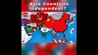 When Asia became independent  AsiaCountriesHistory [upl. by Ariahaj584]