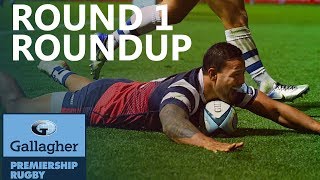 Round 1 Roundup  Gallagher Premiership 201819 [upl. by Eissehc]