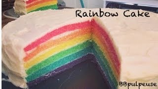 Recette  Rainbow Cake  THE Gateau ❤️ [upl. by Thomajan626]