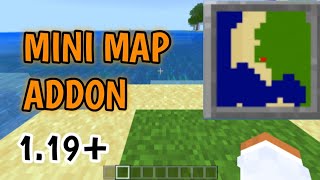 Mini Map AddOn ResourcePack MCPE 119 [upl. by Maril]