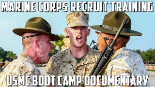 What Marine Recruits Go Through In Boot Camp  Earning The Title  Making Marines on Parris Island [upl. by Datnow20]